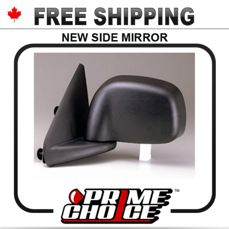 New manual driver side view mirror left door replacement for 2002-2009 dodge ram