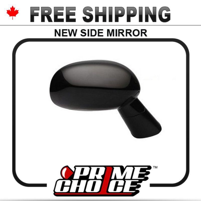 New power non heated passengers side view door mirror