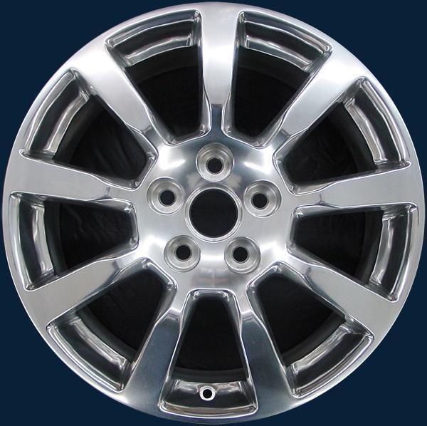 '08 09 cadillac cts 18" polished 9 spoke 4627r wheel rim new part # 09597875