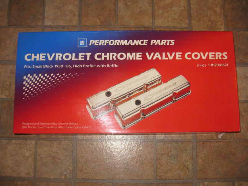 Gm performance parts valve covers, nib  1968-74 chevy nova 67-69 camaro chevelle