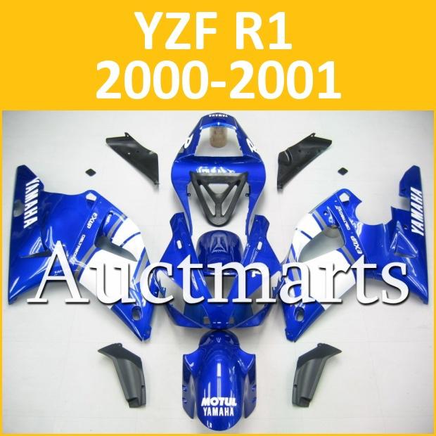 Fit yamaha yzf r1 00 01 yzfr1 2000 2001 1000 fairing kit bodywork c5 b12