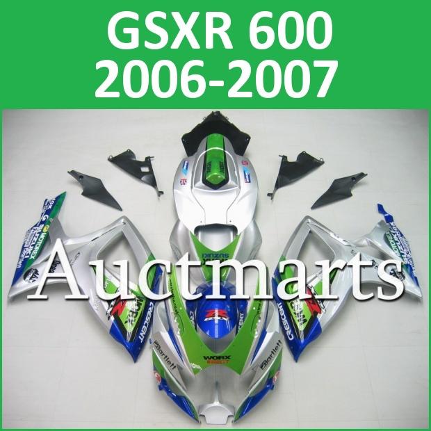 Fit suzuki gsxr 750 gsxr 600 06 07 gsx-r 2006 2007 fairing bodywork k6 g71 c13