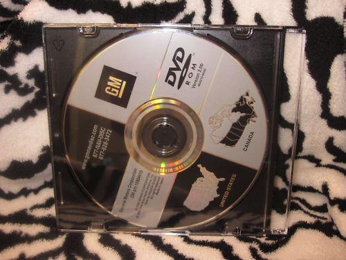 Gm navigation map disc dvd 15934919 used