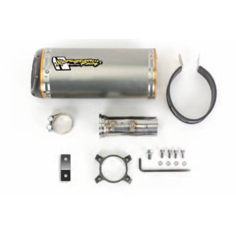 Two bros 082834 m2 titanium slip on exhaust yamaha r6 2006 to 2013