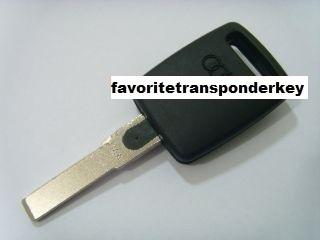 Audi a4 a6 a8 tt s4 s8 allroad transponder ignition blank key a