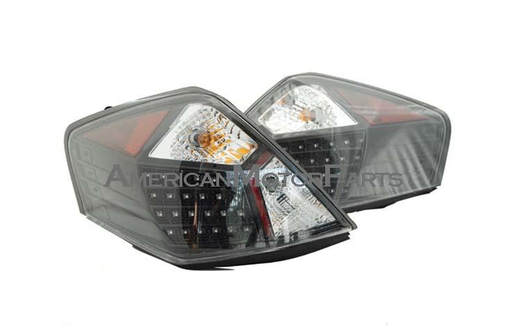 Depo pair euro style black altezza tail lights w/ led 07-09 nissan altima 4dr