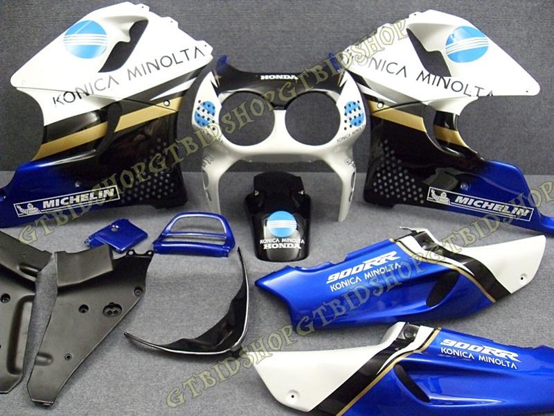 Universal fairing for cbr900 cbr900rr cbr893 fireblade 1992-1993 black blue 7d