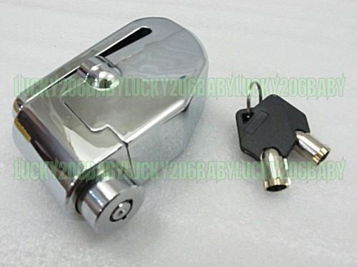 Brake disc alarm lock security for crf50f crf70f crf80f crf100f crf150f bike 7d