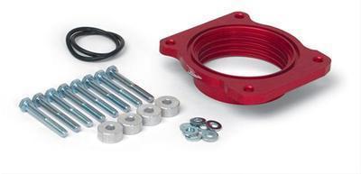 Airaid throttle body spacer billet aluminum red anodized 1" ford pickup/suv ea