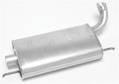 Walker muffler quiet-flow 3 2 1/4" in/2 1/4" out steel aluminized dodge plymouth