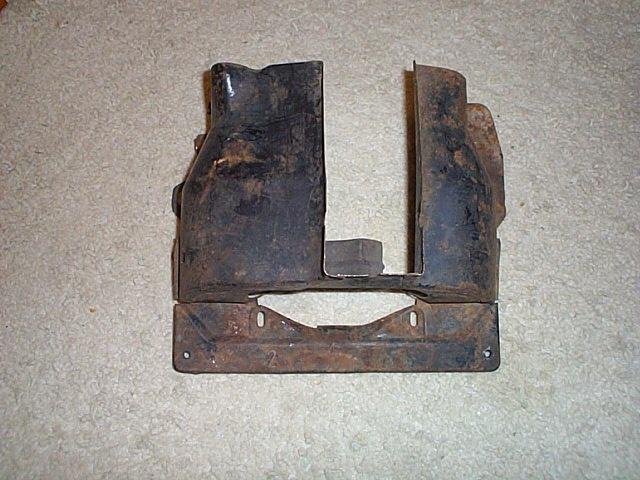 Vw beetle dual port right engine cly head cooling tin 1&2