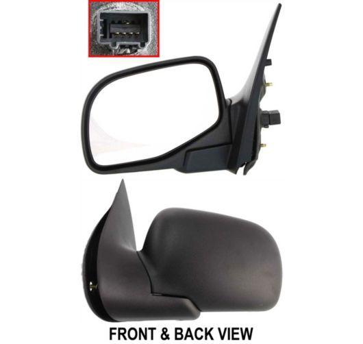 New electric power folding driver side view mirror with lamp for left door lh