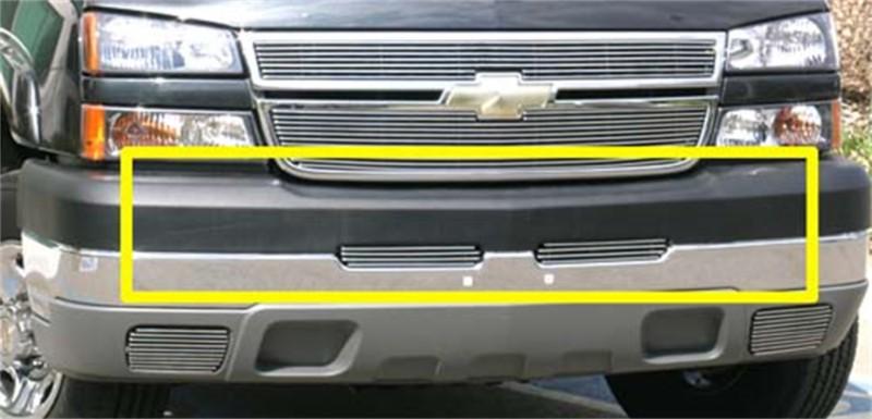 T-rex grilles 25103 billet bumper grille bolt-on insert