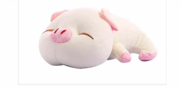 Pink pig cushion pillow auto car waist pillow