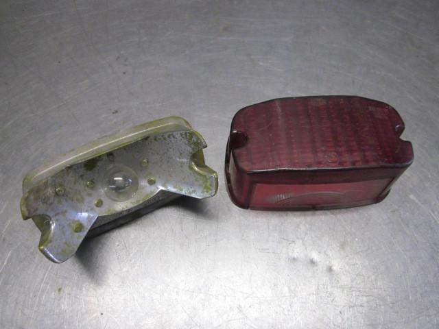 Bmw 1975 r75/6 rear brake tail stop light lense reflector hella