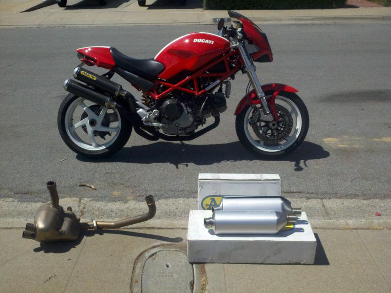 Ducati monster s2r 1000 full oem exhaust