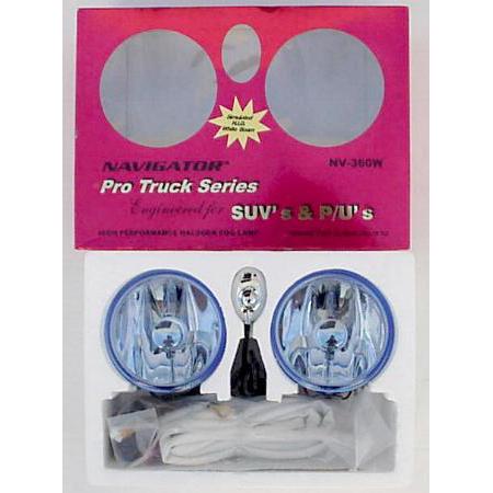 Pilot navigator pro 3" round 55 watt s.a.e. halogen fog lights lamps lights kit