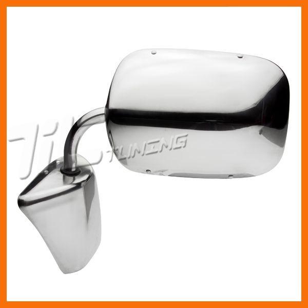 73-87 suburban manual mirror gm1320103 chrome steel blazer each sold separately