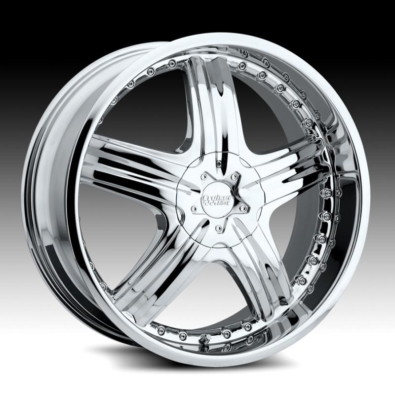 18x7.5 cruiser alloy 905c genesis 4x100/4x4.5 mini cooper rio chrome wheels rims