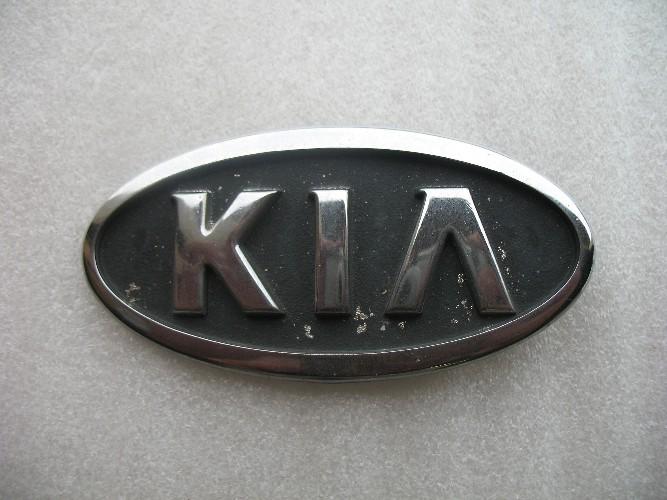 2001 kia sportage front grille grill emblem logo decal used oem 01