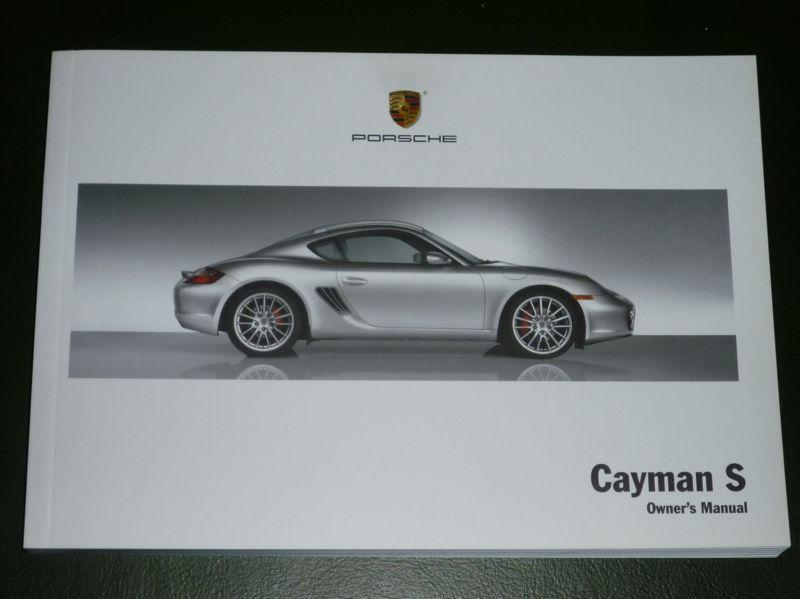 2006 porsche cayman s owners manual 987c 06 new