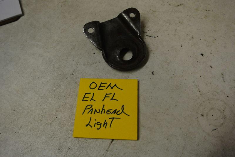 Harley oem panhead el fl wide glide headlight mount