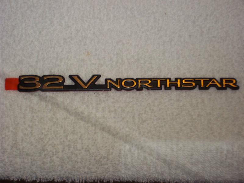 New cadillac eldorado seville deville 32v northstar emblem gold 93-03