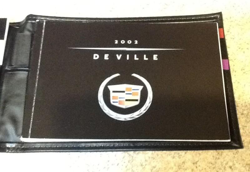 2002 02 cadillac deville  owners manual