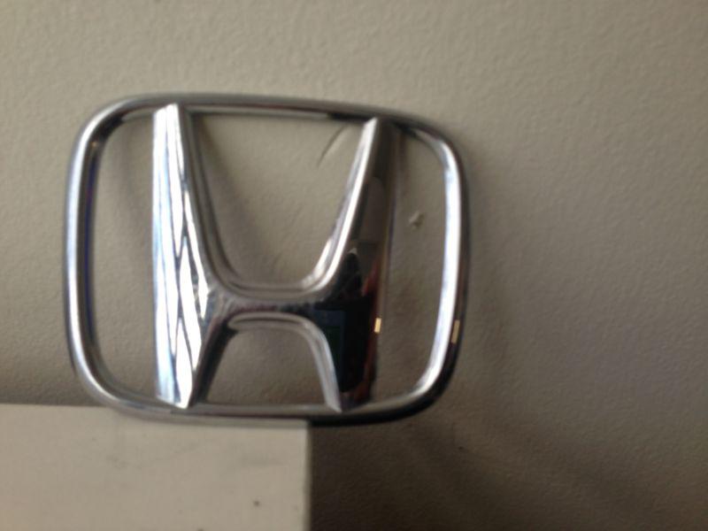 Honda h  symbol emblem chrome 