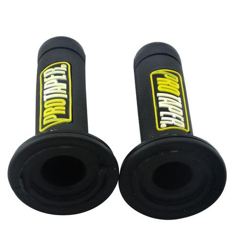 7/8" 22mm hand grip handlebar rubber honda cr crf suzuki handle bar grip yellow