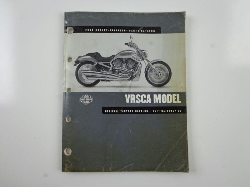 Harley davidson 2002 vrsca v-rod vrod models parts catalog 99457-02