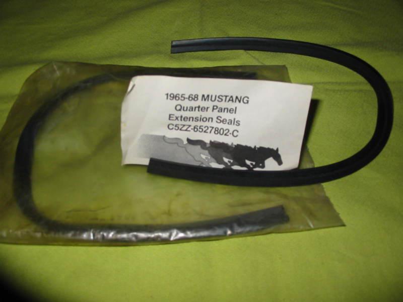 1965-,68, mustang quater panel extension seals pair