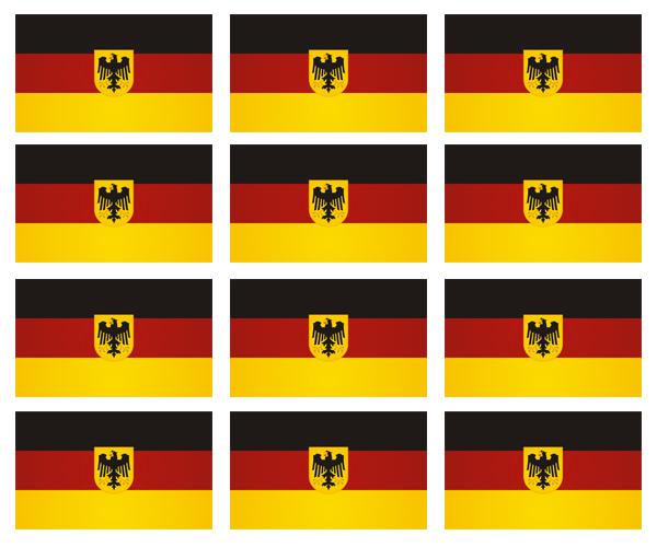 Germany flag decal 12 2"x1.2" german vinyl hard hat helmet sticker zu1