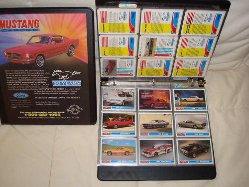 Carroll shelby & mustang collector card set series 2 in binder