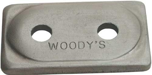 Woody's traction aluminum angled double backers - 48 pack