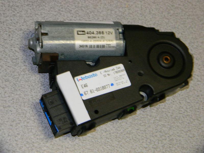 99-01 bmw e38 740i 740il 750il sunroof motor with module 67616918977 1999 - 2001