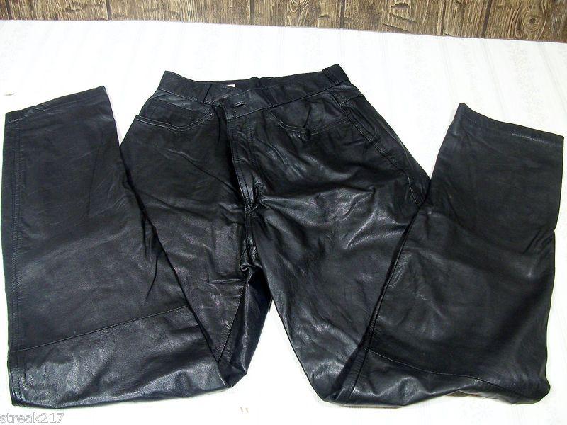 Sea dream leather size 7/8 ladies lady motorcycle biker pants