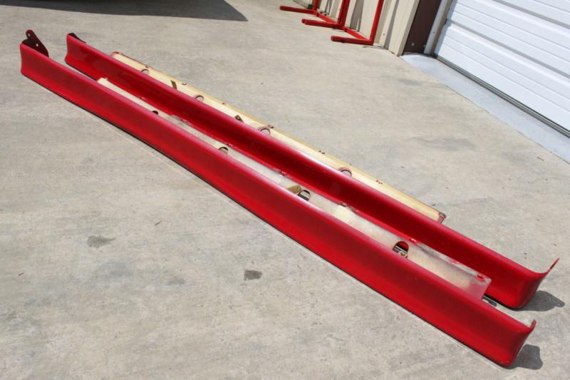 93-02 camaro rs/z28 red side rocker ground effects pair l&r used oem