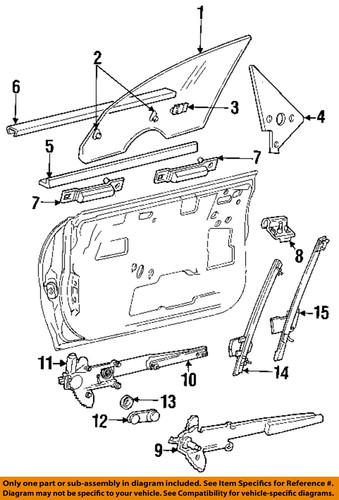 Mopar oem 4783723ab door-channel