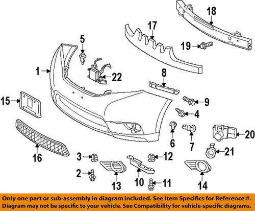 Toyota oem 5311208010 grille-lower grille