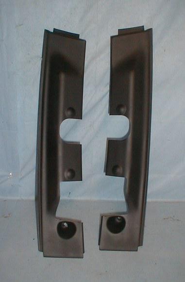 Fiat 124 2000 spider  bumper shock plastic cover set front 1975-85 #8967i