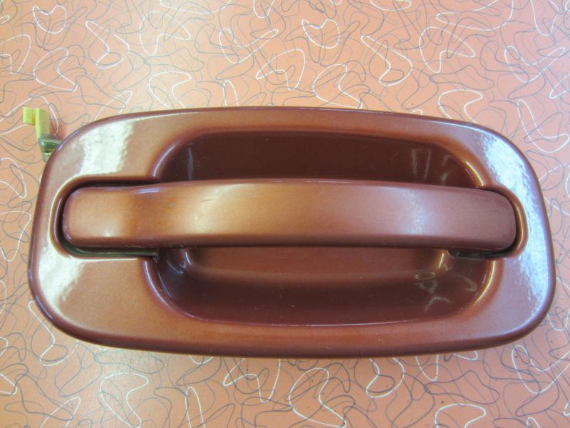 03 04 05 06 tahoe yukon avalanche right rear door handle sunset orange metallic