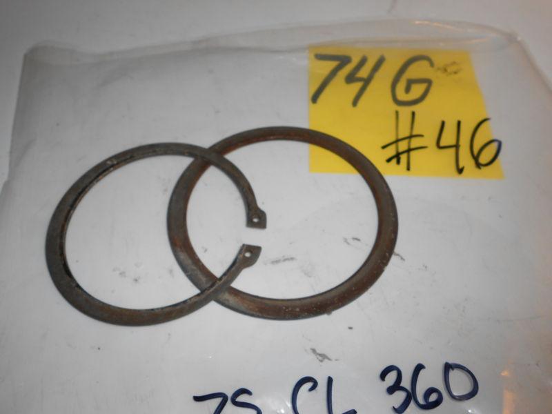 1975 honda cl360  rear sprocket keeper c clips