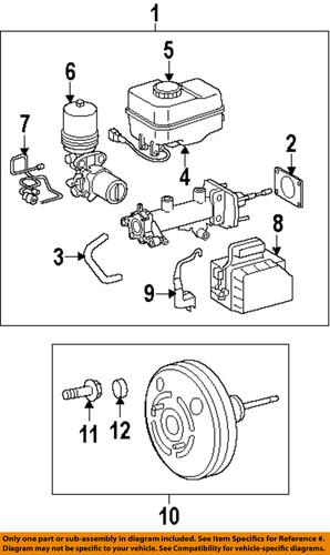 Toyota oem 4720104150 brake master cylinder