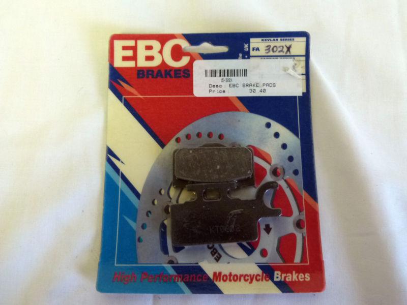 Brand new nos ebc - 15-302x -  brake pads