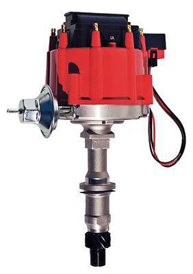 Proform distributor street/strip magnetic vacuum mechanical advance red cap