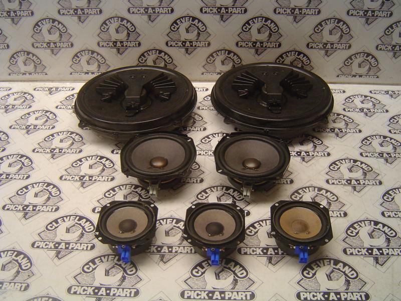 05-12 chevrolet c6 corvette ls2 ls7 oem set of 7 bose speakers