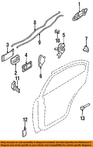 Nissan oem 8068240u00 lock & hardware-rear door-handle cover