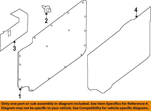 Nissan oem 82900-1pf0a interior trim kit