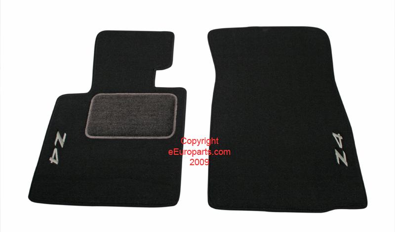 New genuine bmw floor mat set (black w/ z4 logo) 82110152598